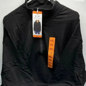 Three dots cozy quarter zip pull over